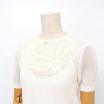 Christian Dior knit 8E24557AM705 knit off white Women 34