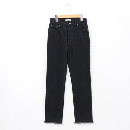 CELINE Denim pants 2 1U06/523B Cotton denim black Women 34