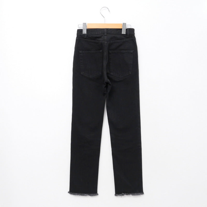 CELINE Denim pants 2 1U06/523B Cotton denim black Women 34