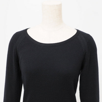 CHANEL sweater P13665 knit black Women 38
