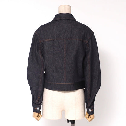 FENDI Denim Jacket FLF822 denim Navy Women 36