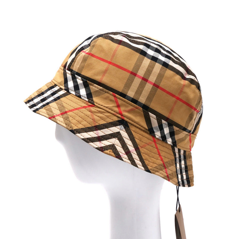 BURBERRY hat 8015836 cotton multicolor Nova Check mens(Unisex) S