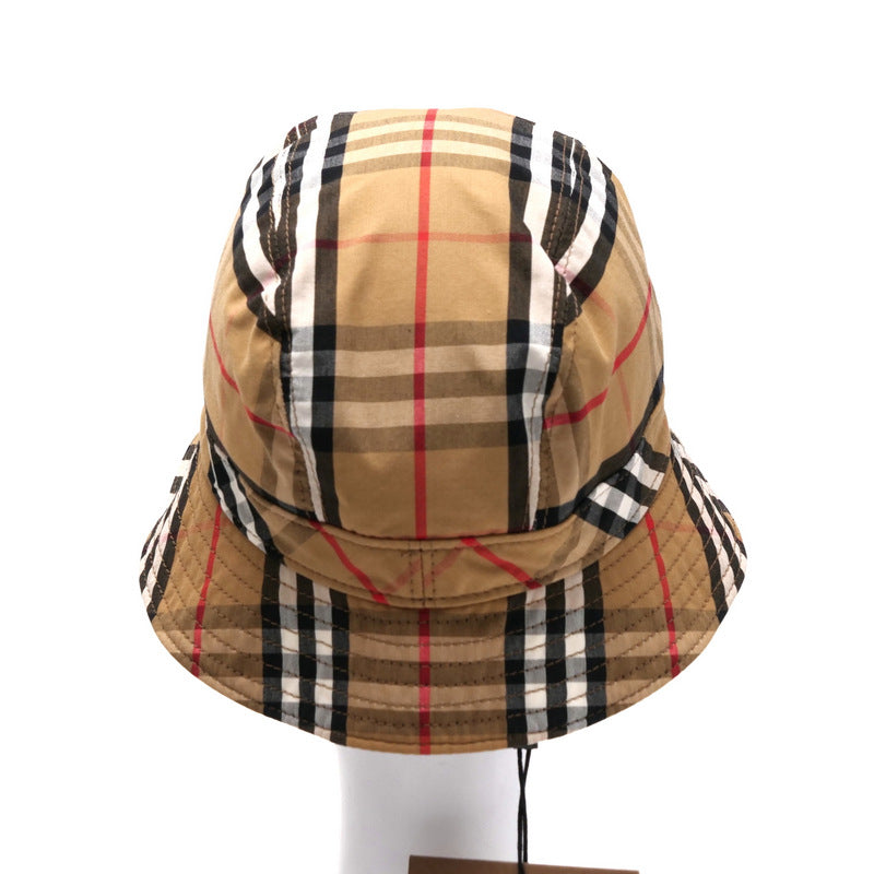 BURBERRY hat 8015836 cotton multicolor Nova Check mens(Unisex) S