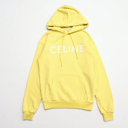 CELINE Hoodie 2Y36960Q sweat yellow unisex(Unisex) XXS(150/76A)
