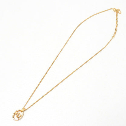 Christian Dior Necklace Gold Plated gold Women(Unisex)