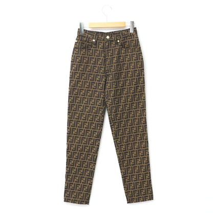 FENDI Pants 01.520100 66960 polyester Brown / Black Women I40/D34/INCH26