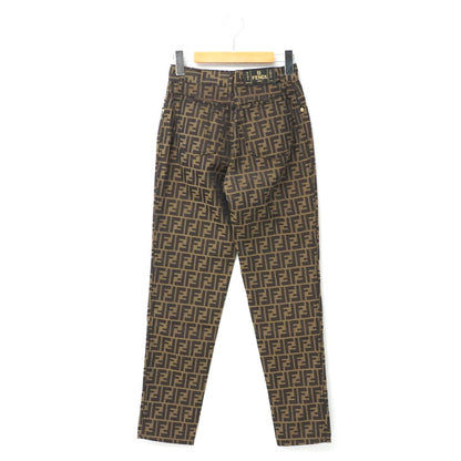 FENDI Pants 01.520100 66960 polyester Brown / Black Women I40/D34/INCH26