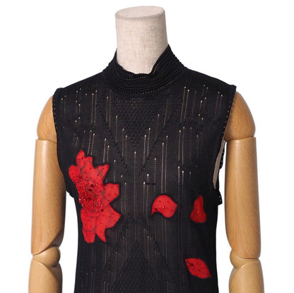 Christian Dior knit 2H13055162 100% rayon% Black / red Women 40