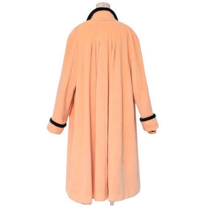 FENDI coat wool salmon pink Women 38