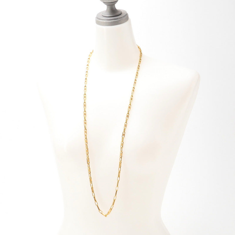 CELINE Necklace plating gold Old Celine Macadam Women(Unisex)