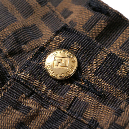 FENDI Pants polyester Brown 29 inches