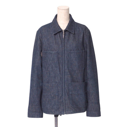 CHANEL Denim Jacket P12918V07556 denim Navy Women 38