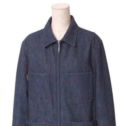 CHANEL Denim Jacket P12918V07556 denim Navy Women 38