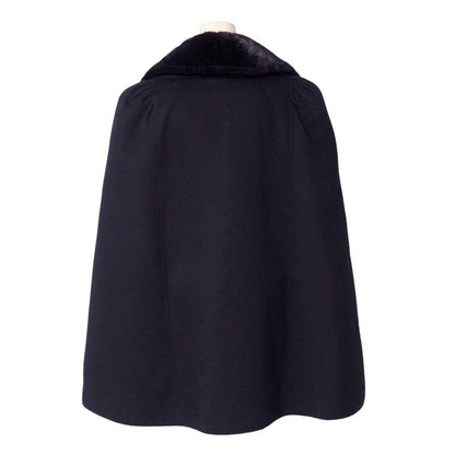 FENDI poncho FF8766AC5X wool black Women 38