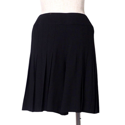 CHANEL Pants P04644 wool black Women 38