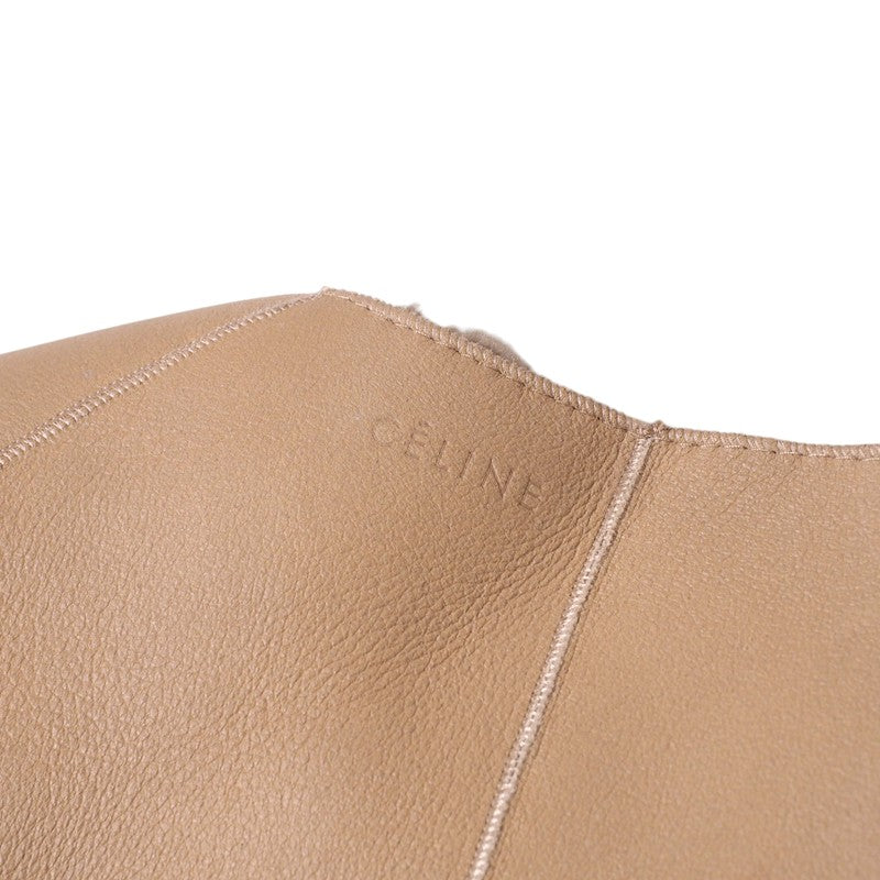 CELINE coat 2 8F88 lambskin Beige / brown Women 36