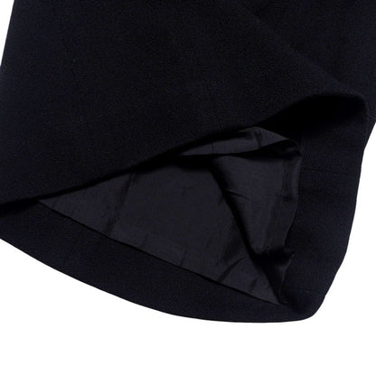 CHANEL skirt wool black P29872 Women 34