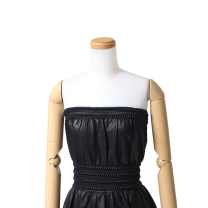 FENDI one piece FPB619 6BN Sheep leather black Women 38