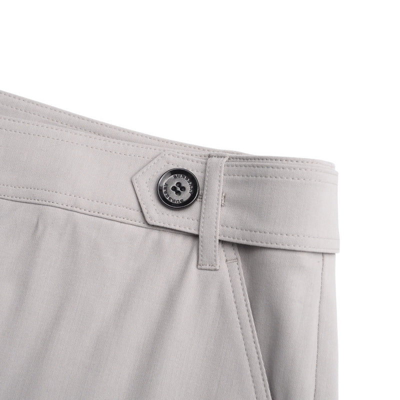 BURBERRY Cropped pants B1R03-148-40 62% polyester, 32% rayon, 6% polyurethane beige Women 40