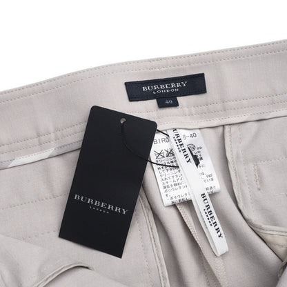 BURBERRY Cropped pants B1R03-148-40 62% polyester, 32% rayon, 6% polyurethane beige Women 40