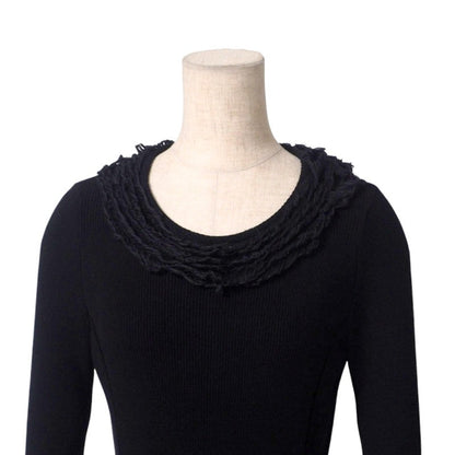 BURBERRY BLACK LABEL one piece D5N82-316-09 68% rayon, 32% polyester black Women 38