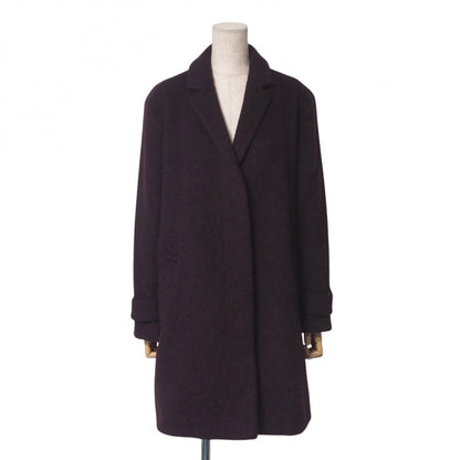 BURBERRY coat B1B41-870-18 74% wool, 10% alpaca, 9% mohair, 7% nylon Bordeaux Women 38