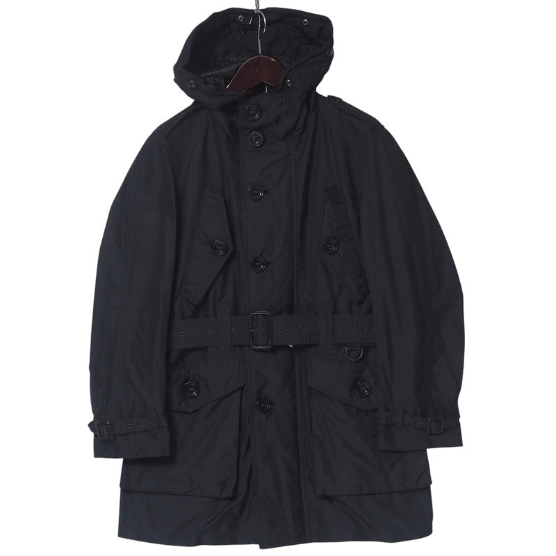 BURBERRY coat A1C15-266-28 polyester Navy mens 42