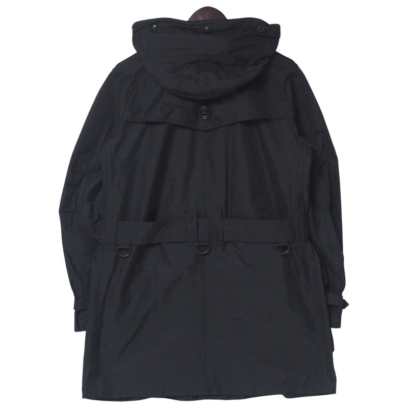 BURBERRY coat A1C15-266-28 polyester Navy mens 42