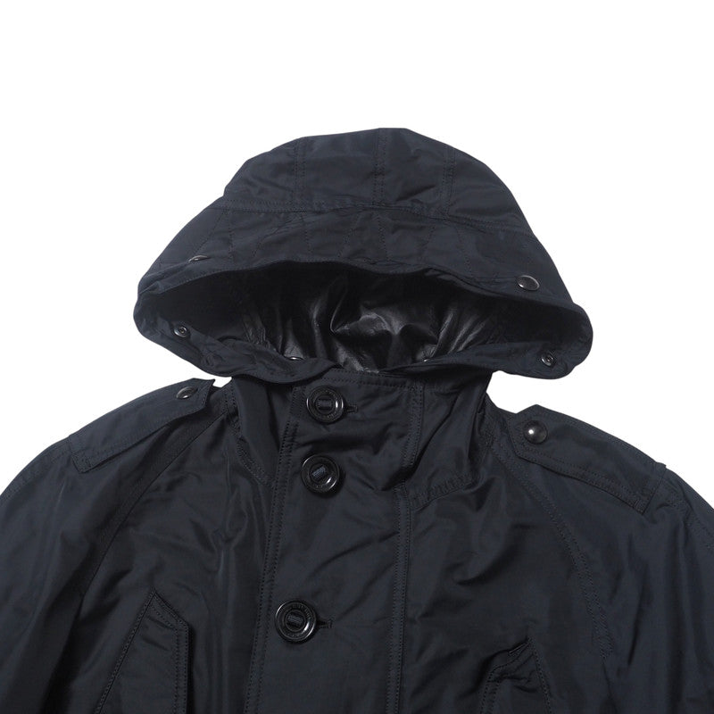 BURBERRY coat A1C15-266-28 polyester Navy mens 42