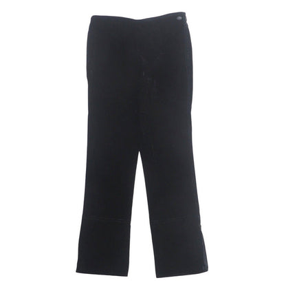 CHANEL Cropped pants P46655V34571 Velor black mens 34