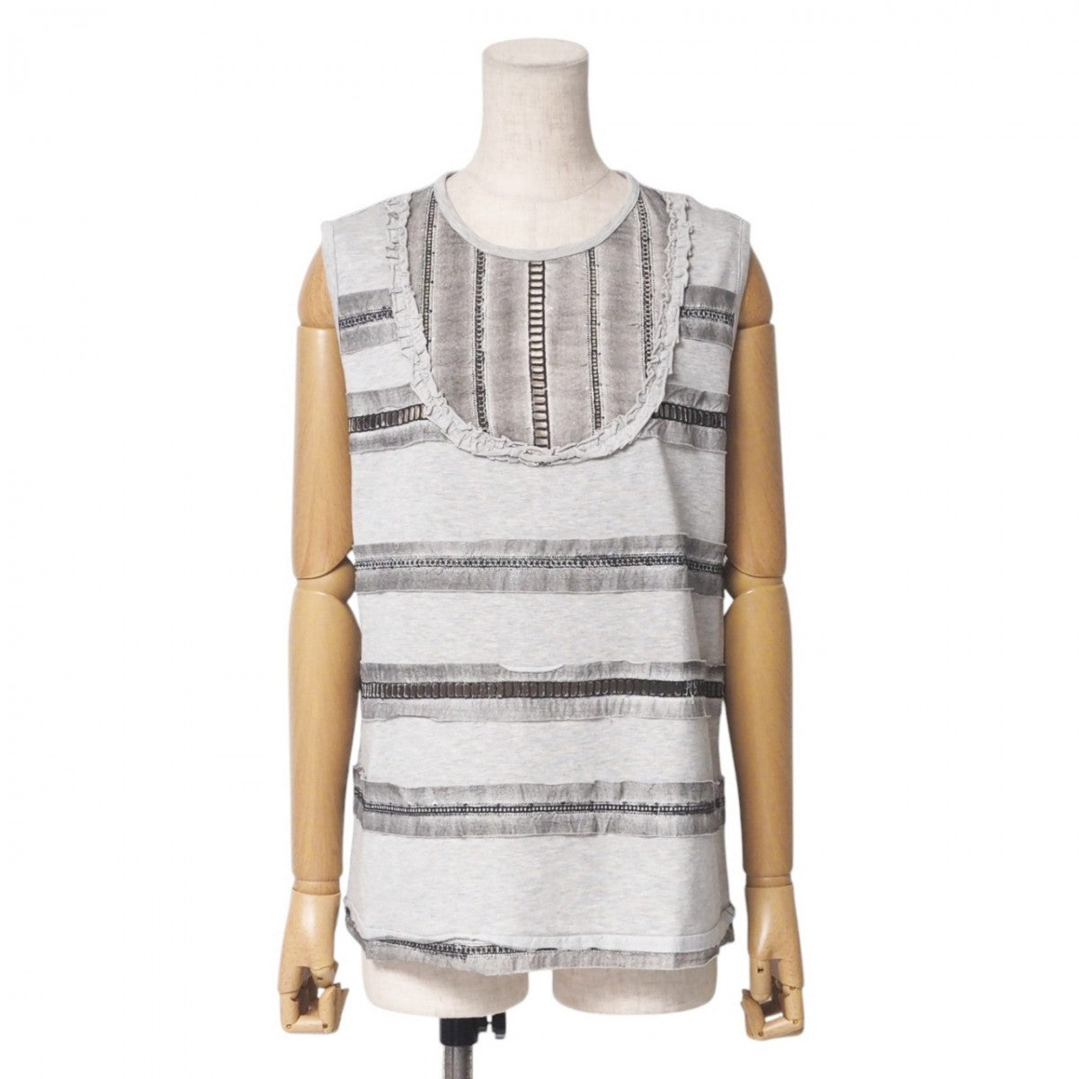 CHANEL Cut P41355 cotton 100% gray Women 42