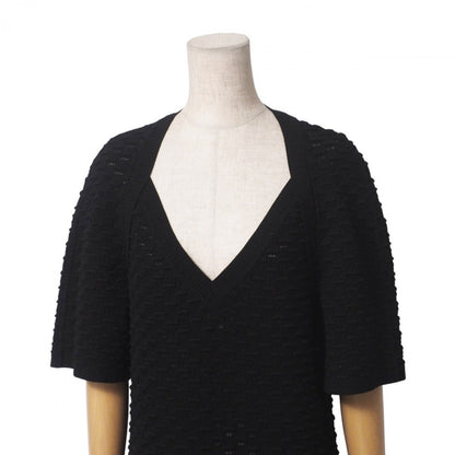 CHANEL one piece P50836 knit black Women 42