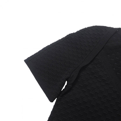 CHANEL one piece P50836 knit black Women 42