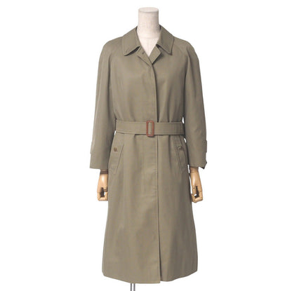 BURBERRY Stainless collar coat - 55% cotton, 45% polyester khaki Women 9AB2