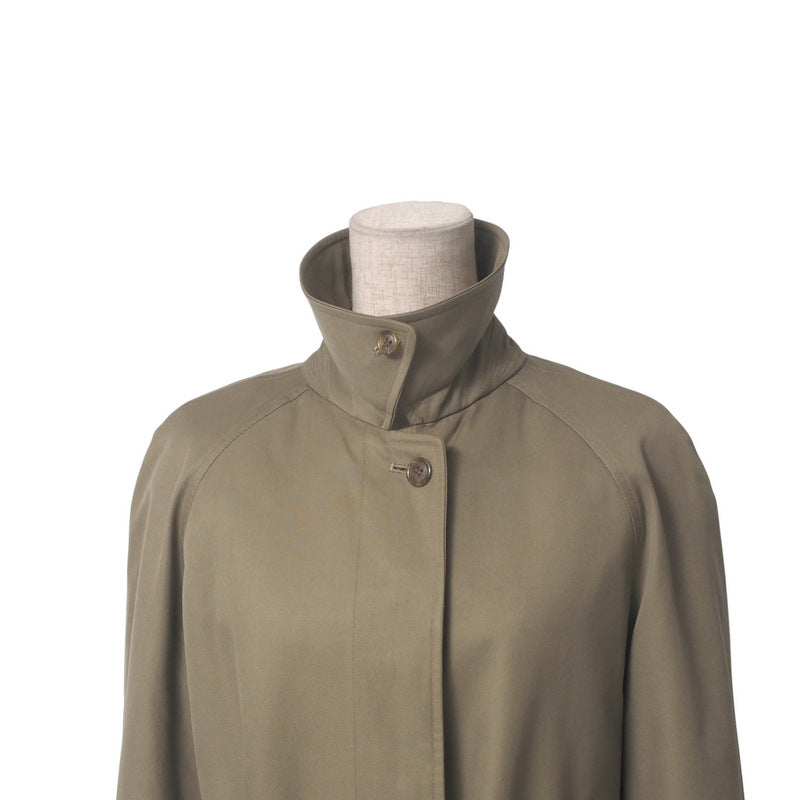 BURBERRY Stainless collar coat - 55% cotton, 45% polyester khaki Women 9AB2