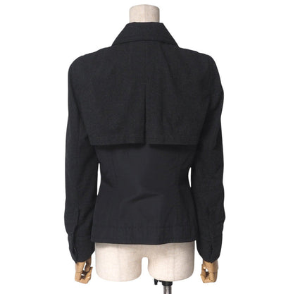 CELINE Jacket wool Black Grey Women 38