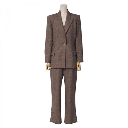 CELINE suit wool Brown Women 40