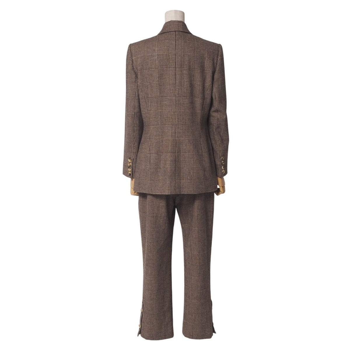 CELINE suit wool Brown Women 40