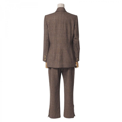 CELINE suit wool Brown Women 40