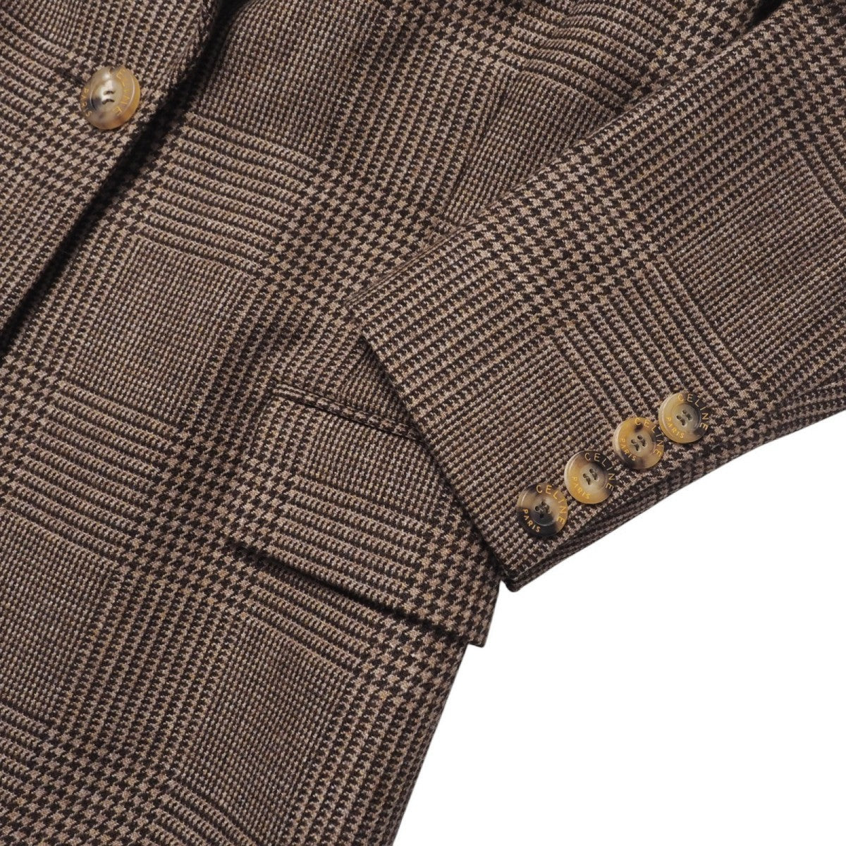 CELINE suit wool Brown Women 40