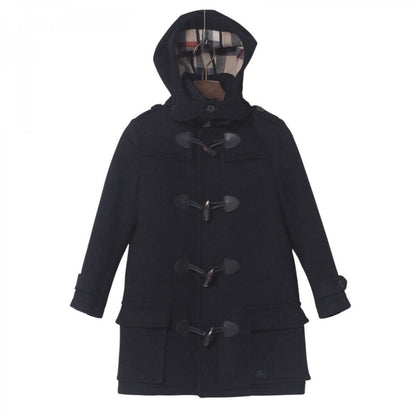 BURBERRY Duffel coat C9C06-452-29 wool black Kids 8Y-128