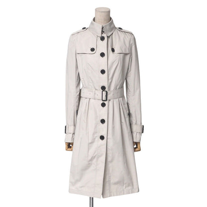 BURBERRY trench coat B1A21-306-40 polyester cream Women 36