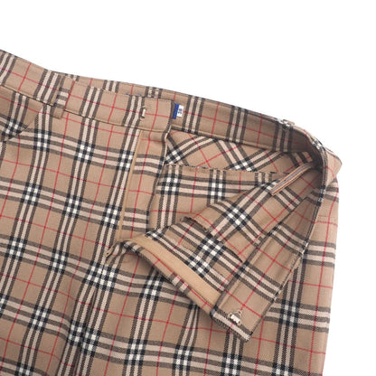 BURBERRY BLUE LABEL Pants FQF41-831 wool Beige type Women 38