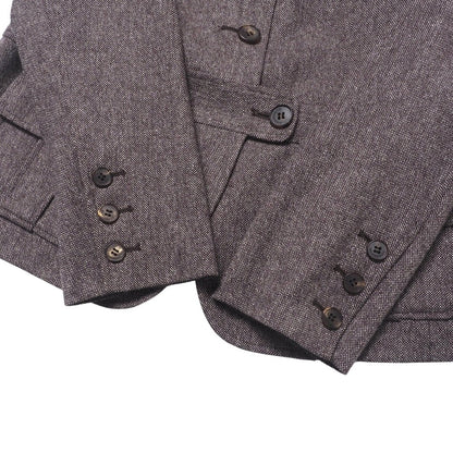 BURBERRY Jacket FC150-750-55 93% wool, 6% nylon, 1% polyurethane Brown Women 46