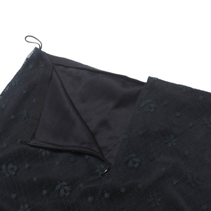 CHANEL skirt P22263 race black Women 40