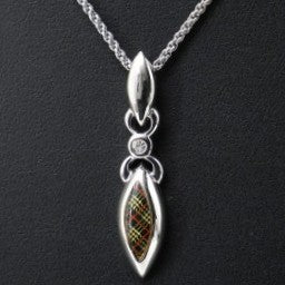 BURBERRY Necklace Metal, Rhinestone Silver check Women(Unisex)