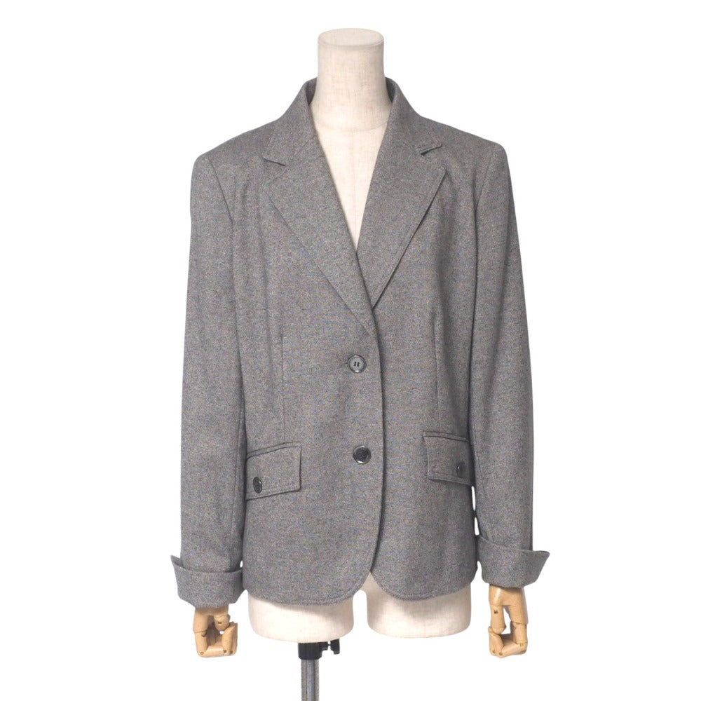 BURBERRY tailored jacket FC123-741-40 Wool/Rayon/Nylon/Cashmere/Silk/Polyurethane gray Women 44