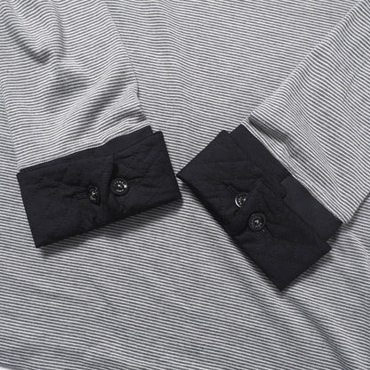 CHANEL Cut P34295 cotton Gray White Black Women 36