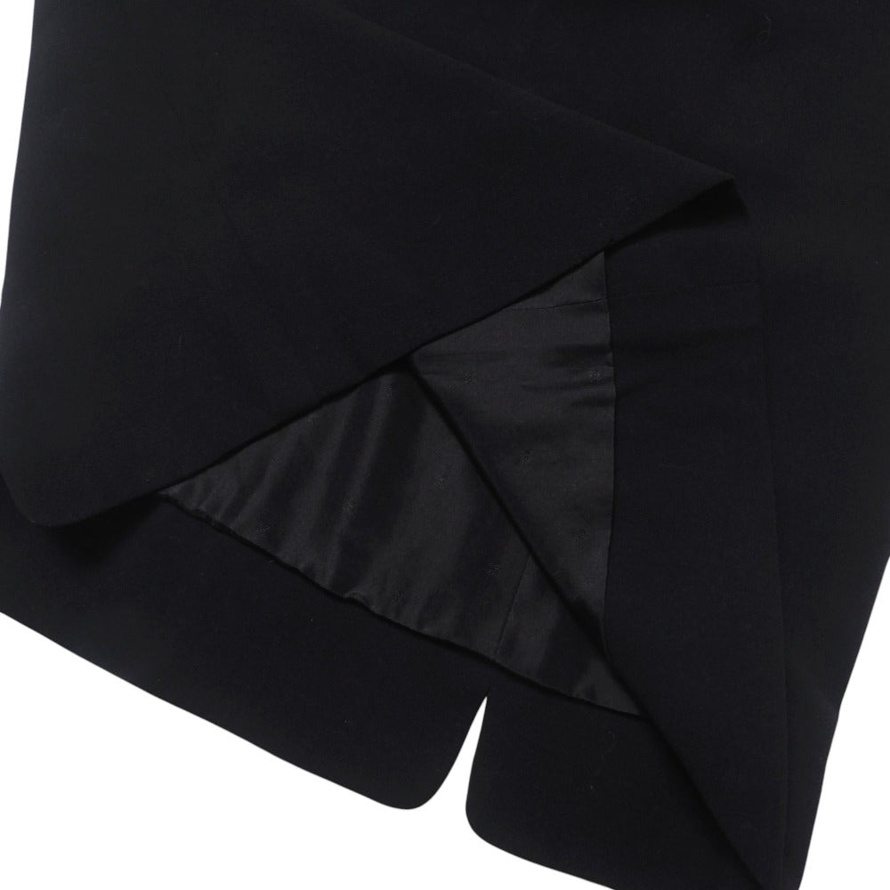 CHANEL skirt 4118 wool black Women 40