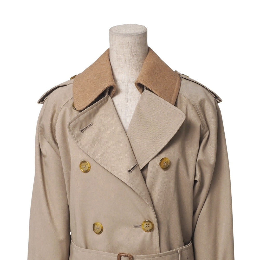 BURBERRY trench coat cotton beige No size listed